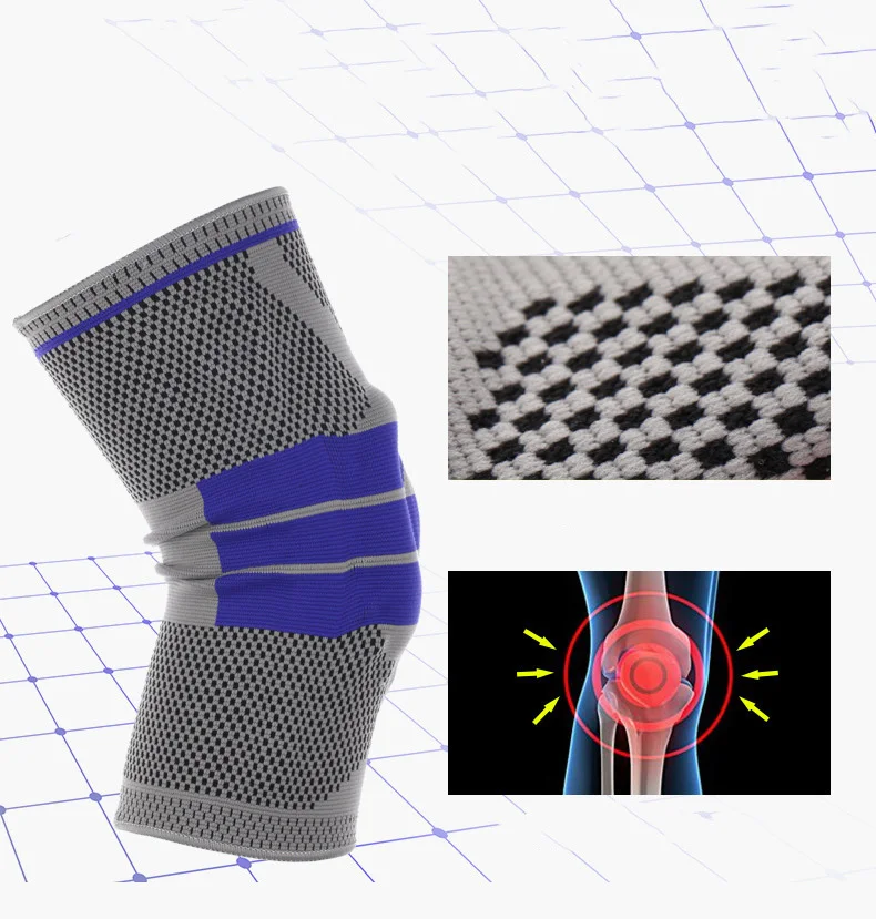 S-XXL Basketball Support Silicon Padded Kneepad Football Sport Safety Sleeve Ski Knee pad Patella Protector Training Elastic
S-XXL Basketball Support Silicon Padded Kneepad Football Sport Safety Sleeve Ski Knee pad Patella Protector Training Elastic