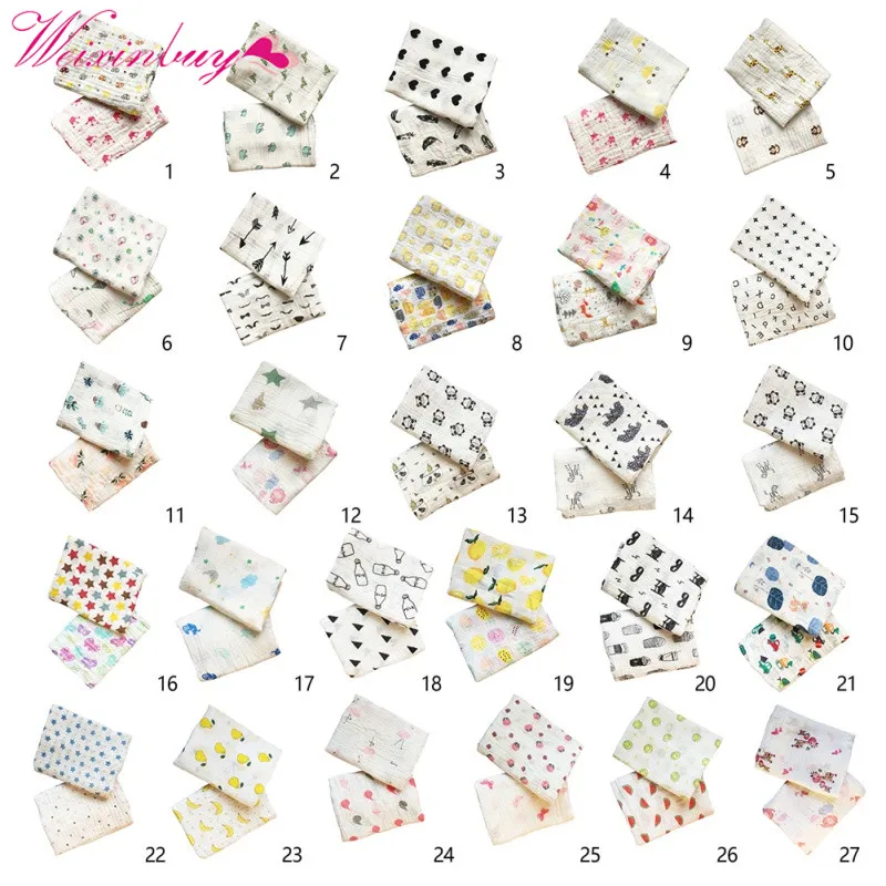 2PCS Muslin Baby Blanket Swaddle Wraps Set Cotton Bamboo Infant Baby Blankets Cartoon Newborn Bamboo Muslin Blankets
2PCS Muslin Baby Blanket Swaddle Wraps Set Cotton Bamboo Infant Baby Blankets Cartoon Newborn Bamboo Muslin Blankets