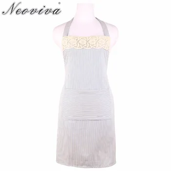 Neoviva Cotton Kitchen Apron for Women with Lace and Big Pocket Ella Woven Striped Sky Blue Dress Aprons Cloth Home Cook Tablier
Neoviva Cotton Kitchen Apron for Women with Lace and Big Pocket Ella Woven Striped Sky Blue Dress Aprons Cloth Home Cook Tablier