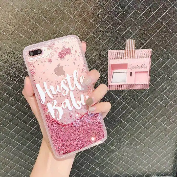 XSMAX XR Fashion Hustle Baby Pink Glitters Phone Case Quicksand Dynamic Back Cover For iPhone8plus 6S/7P Skin Phone Protection
XSMAX XR Fashion Hustle Baby Pink Glitters Phone Case Quicksand Dynamic Back Cover For iPhone8plus 6S/7P Skin Phone Protection
