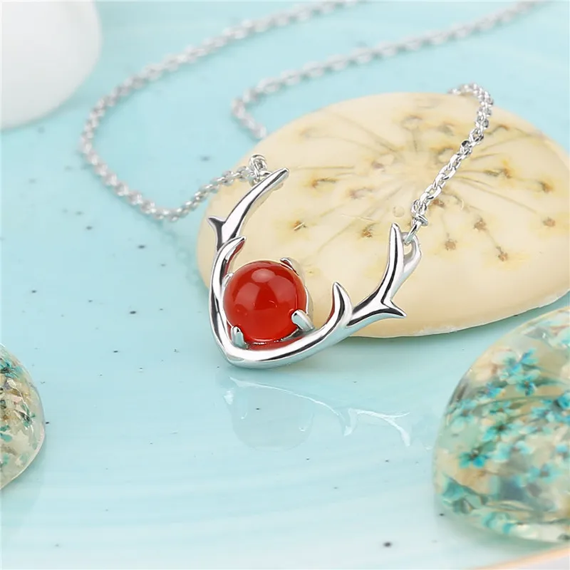 Top Fashion White Gilding Plated Cute Red Deer Antler Necklace For Women female collares de moda 2019 jewelry necklace choker
Top Fashion White Gilding Plated Cute Red Deer Antler Necklace For Women female collares de moda 2019 jewelry necklace choker