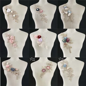 New arrive 3D Floral Lace Collar Fabric Trim DIY Embroidery Lace Fabric Neckline Applique Sewing Craft trim Bridal Wedding dress
New arrive 3D Floral Lace Collar Fabric Trim DIY Embroidery Lace Fabric Neckline Applique Sewing Craft trim Bridal Wedding dress