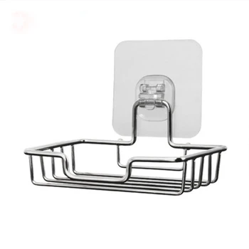 Hot Sale Creative Convenient Useful Wall Mounted Soap Dishes Stainless Steel Metal Basket Seamless Storage Soap Rack
Hot Sale Creative Convenient Useful Wall Mounted Soap Dishes Stainless Steel Metal Basket Seamless Storage Soap Rack