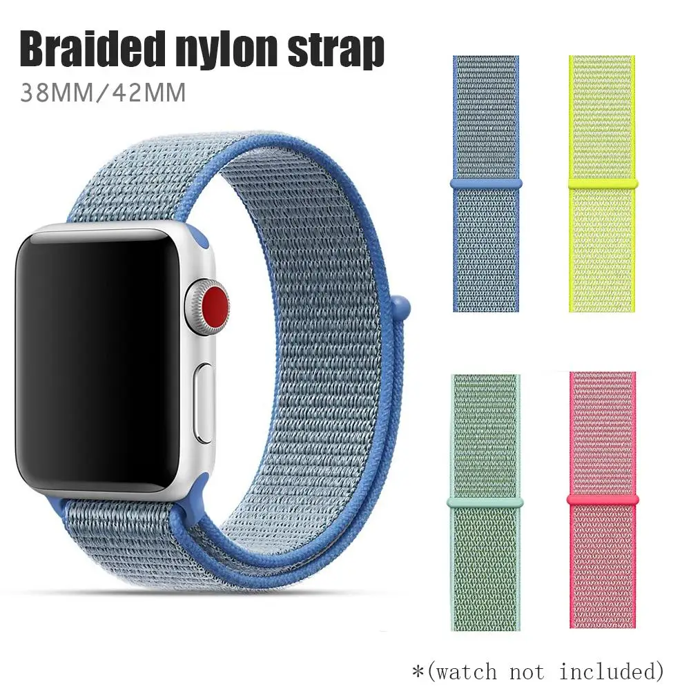 Smart Watch Accessories Sports Nylon Hook And Loop Strap Bracelet Watchband For Apple Watch 1 2 3
Smart Watch Accessories Sports Nylon Hook And Loop Strap Bracelet Watchband For Apple Watch 1 2 3