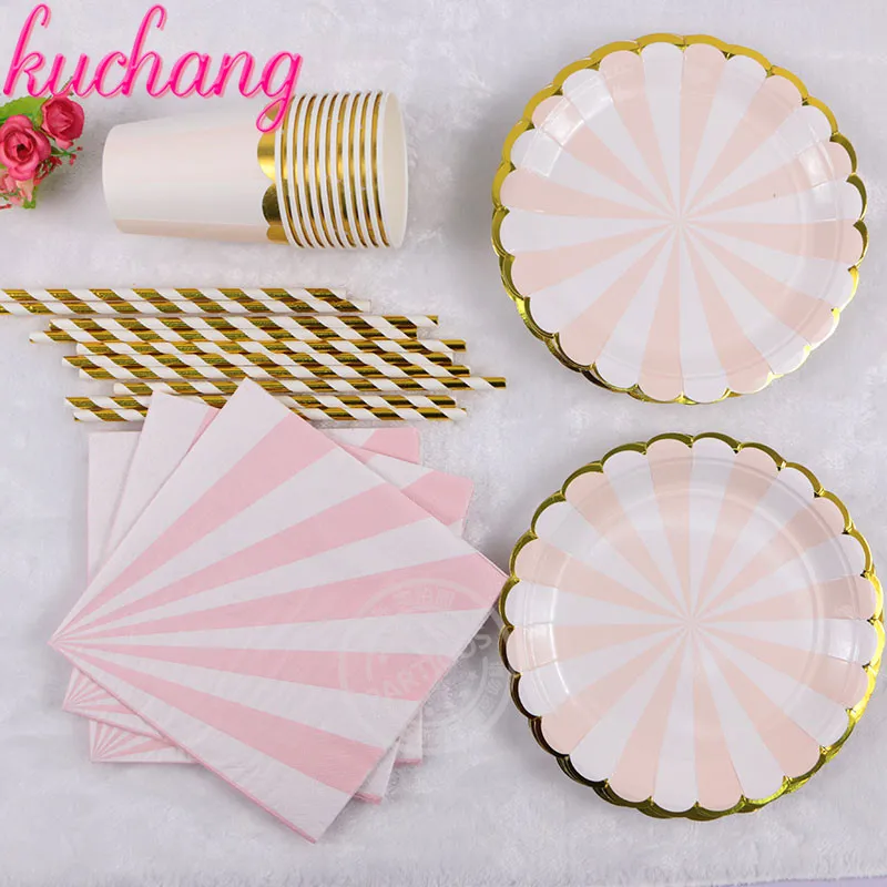 65pcs Disposable Tableware Party Pink Sheet of Wave Plaques Striped Straws Cups Napkins Supplies Holder Cake Graduation Party
65pcs Disposable Tableware Party Pink Sheet of Wave Plaques Striped Straws Cups Napkins Supplies Holder Cake Graduation Party