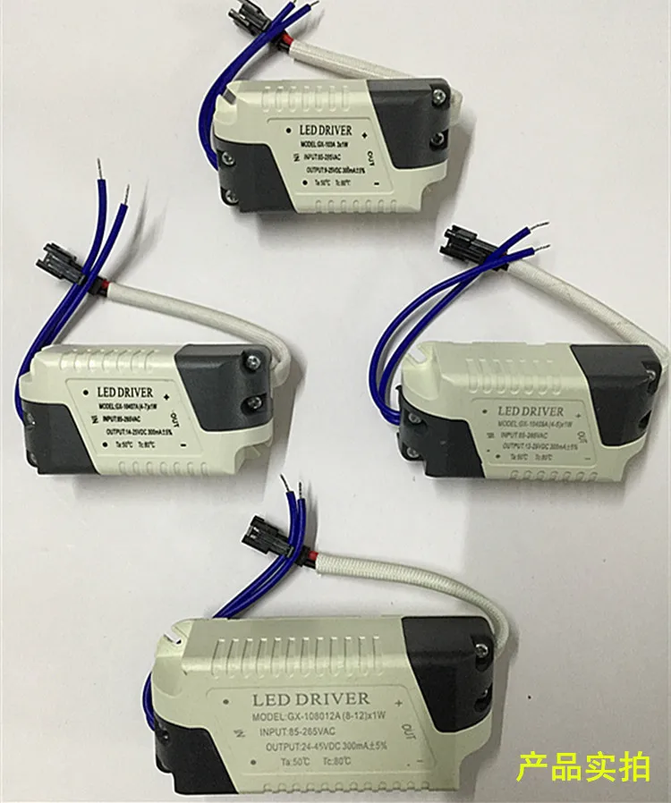LED driver AC 85- 265V 300mA ( 12 -18 )*1W Power Supply Transformer Ballast for Canister Light Spotlight Ceiling lamp LED
LED driver AC 85- 265V 300mA ( 12 -18 )*1W Power Supply Transformer Ballast for Canister Light Spotlight Ceiling lamp LED