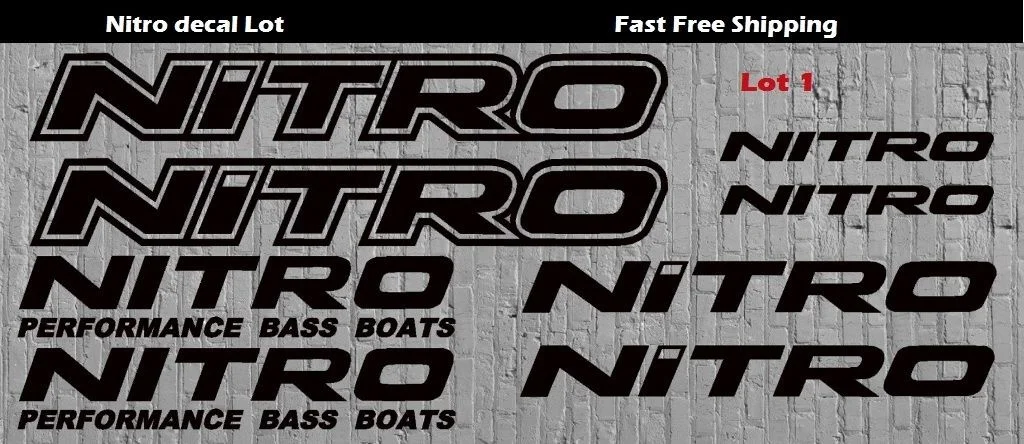 For 1Set Nitro Boats Stickers Decal Lot Set Bass Boat Tackle Box Swim Bait Daiwa Car Styling
For 1Set Nitro Boats Stickers Decal Lot Set Bass Boat Tackle Box Swim Bait Daiwa Car Styling