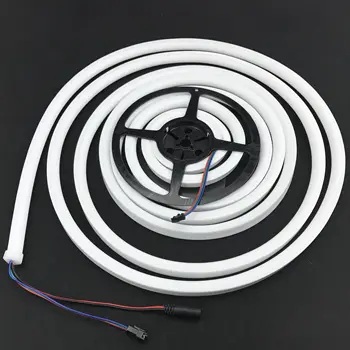 5m DC5V WS2812B addressable led neon pixel light,RGB full color;30leds/m with 30pixels/m;waterproof in milky tube
5m DC5V WS2812B addressable led neon pixel light,RGB full color;30leds/m with 30pixels/m;waterproof in milky tube