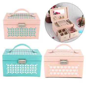 Large Capacity PU Leather Jewelry Storage Box Drawer Type Multi Grids Earrings Rings Storage Case Organizer
Large Capacity PU Leather Jewelry Storage Box Drawer Type Multi Grids Earrings Rings Storage Case Organizer