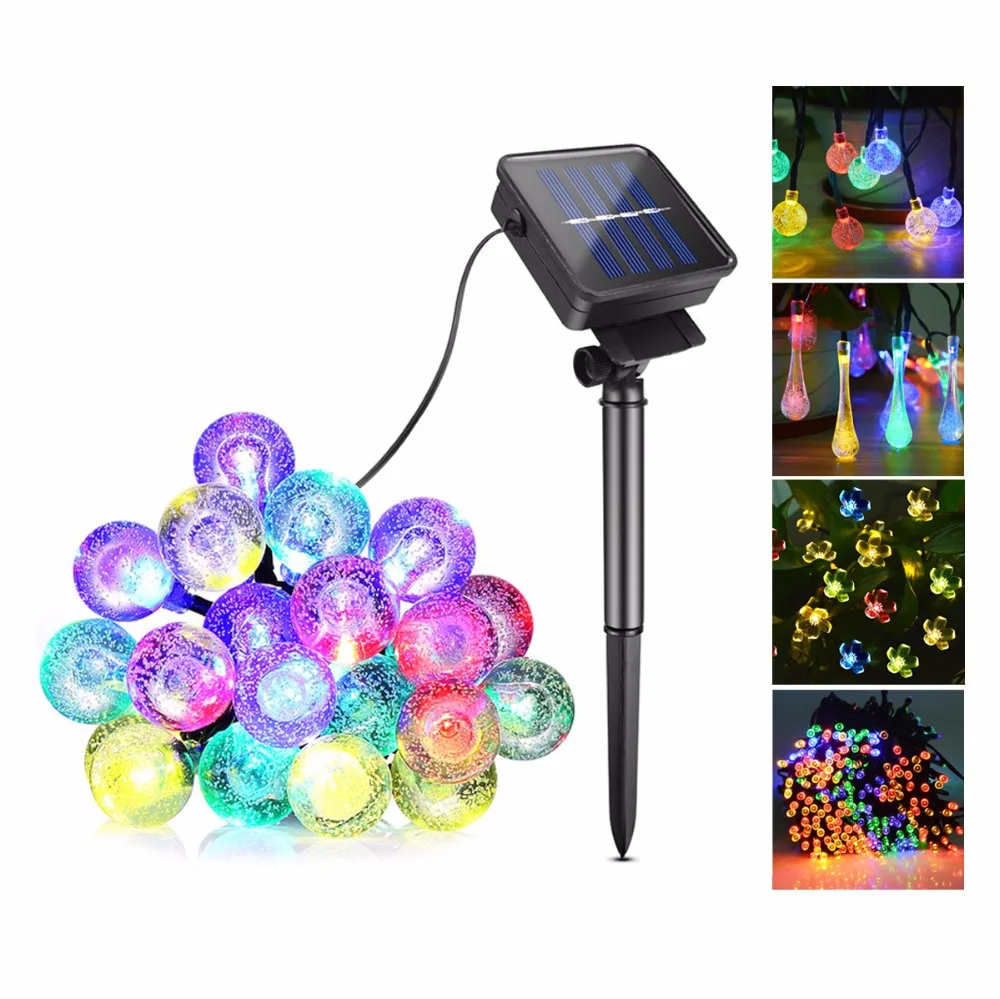 4 patterns Solar Holiday light LED String Fairy light Garden Valentine's Day Christmas Party Wedding Decor lamp holiday gifts
4 patterns Solar Holiday light LED String Fairy light Garden Valentine's Day Christmas Party Wedding Decor lamp holiday gifts