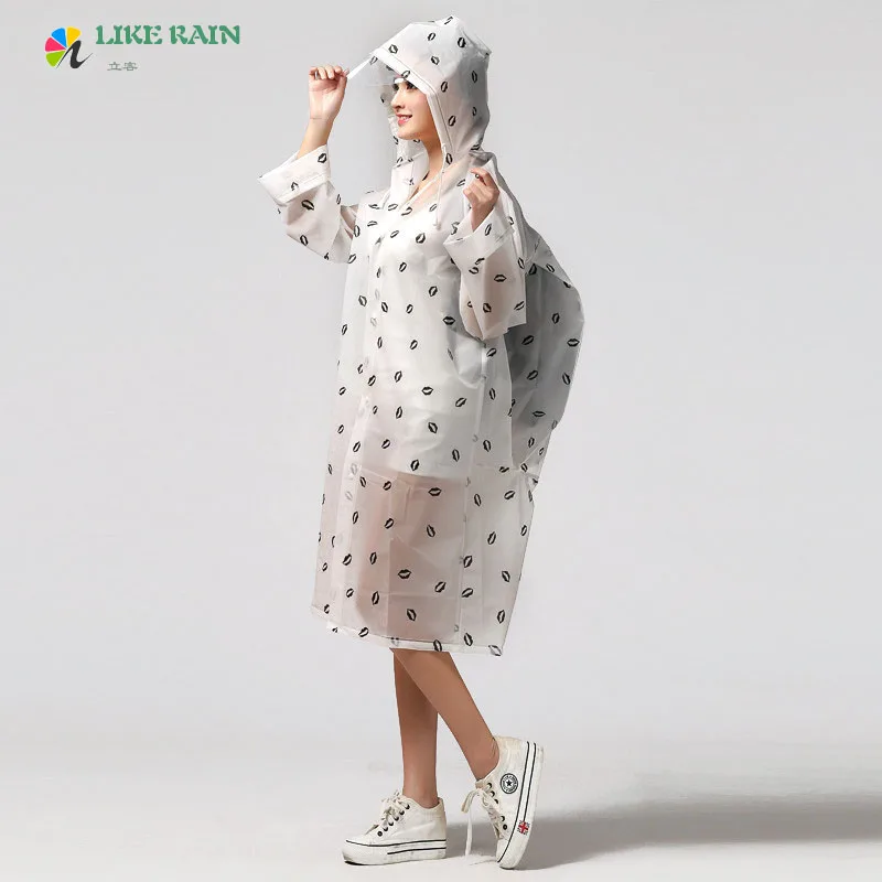 LIKE RAIN Outdoor Raincoat New Women Transparent Rainwear With Backpack Waterproof Hiking Tour Hooded Rain Coat RC03
LIKE RAIN Outdoor Raincoat New Women Transparent Rainwear With Backpack Waterproof Hiking Tour Hooded Rain Coat RC03