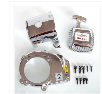 Chrome engine kit(pull starter+cylinder cover+side cover+screws) for 1/5 scale HPI Rovan Baja 5b of 23cc,26cc, 29cc,30.5cc parts
Chrome engine kit(pull starter+cylinder cover+side cover+screws) for 1/5 scale HPI Rovan Baja 5b of 23cc,26cc, 29cc,30.5cc parts