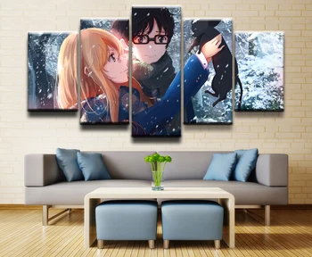 Modern Wall Art Pictures Modular Canvas Art Home Decorative Photo 5 Pieces Anime Your Lie in April Painting HD Printed Poster
Modern Wall Art Pictures Modular Canvas Art Home Decorative Photo 5 Pieces Anime Your Lie in April Painting HD Printed Poster