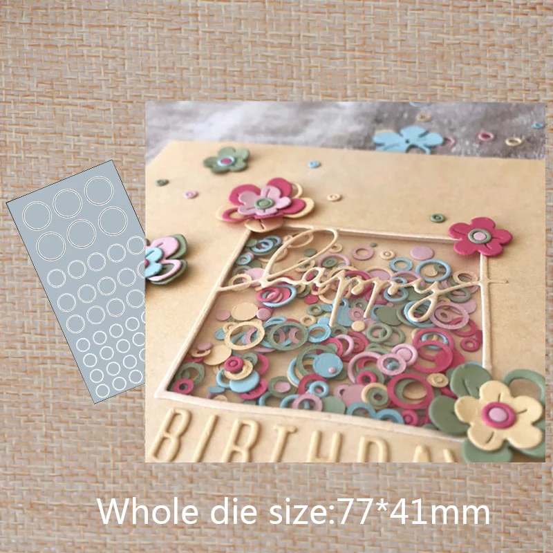 Circle Rectangle new Metal Cutting Dies hollow Handicraft Scrapbook embossing Paper Craft Album Card Punch Knife Art 7.7*4.1cm
Circle Rectangle new Metal Cutting Dies hollow Handicraft Scrapbook embossing Paper Craft Album Card Punch Knife Art 7.7*4.1cm