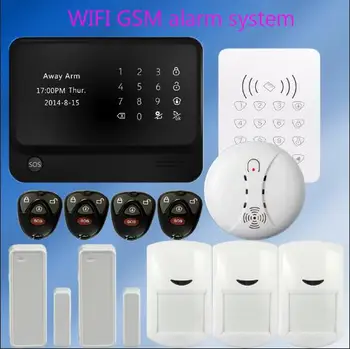 433mhz Gsm wifi alarm system Home Security Alarm System APP ControlWireless Smoke Detector wireless keypad arm disarm alarm
433mhz Gsm wifi alarm system Home Security Alarm System APP ControlWireless Smoke Detector wireless keypad arm disarm alarm