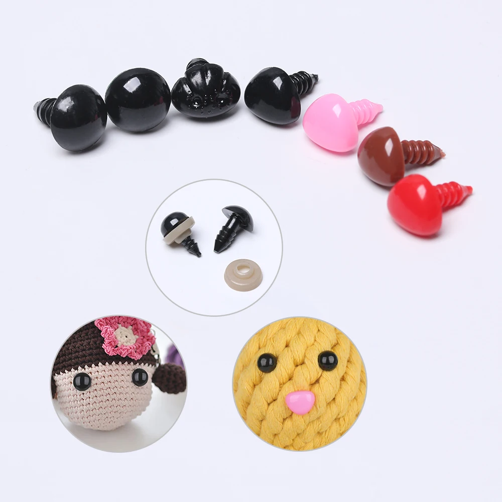 New Arrival 6-12mm Black Plastic Crafts Safety Eyes For Teddy Bear Soft Toy Animal Doll Amigurumi DIY Accessories For Baby
New Arrival 6-12mm Black Plastic Crafts Safety Eyes For Teddy Bear Soft Toy Animal Doll Amigurumi DIY Accessories For Baby