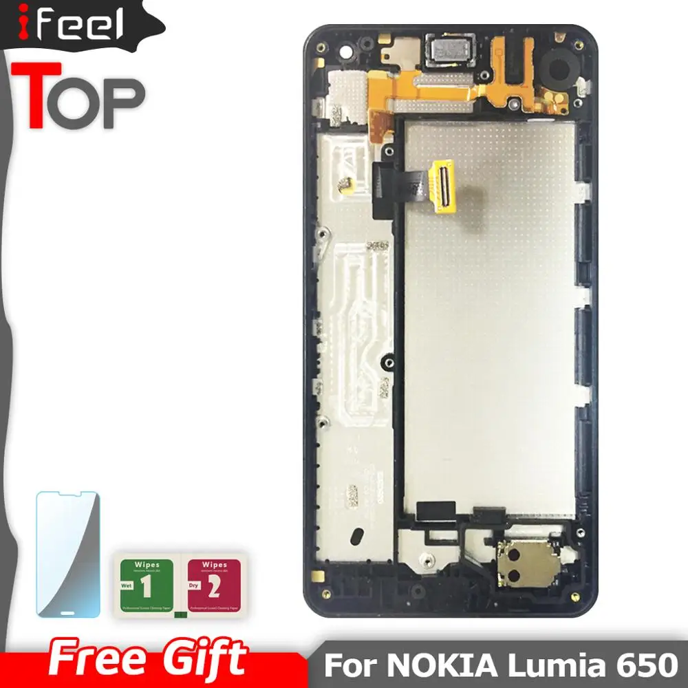 For Microsoft Nokia Lumia 650 LCD Display with Touch Screen Digitizer Assembly With frame free shipping
For Microsoft Nokia Lumia 650 LCD Display with Touch Screen Digitizer Assembly With frame free shipping