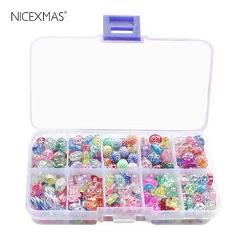 1 Boxed Loose Beads Colorful Acrylic Assorted Beads DIY Beads Educational Toy for Necklace Jewelry Bracelet Earring Making
1 Boxed Loose Beads Colorful Acrylic Assorted Beads DIY Beads Educational Toy for Necklace Jewelry Bracelet Earring Making