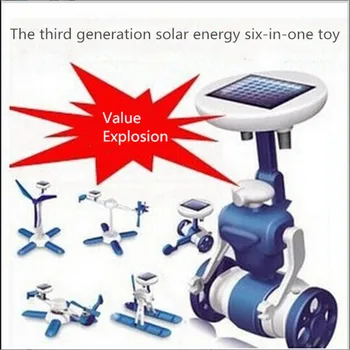 Six in one solar energy change equipment DIY environmental science and education toy 6 in 1 solar robot
Six in one solar energy change equipment DIY environmental science and education toy 6 in 1 solar robot