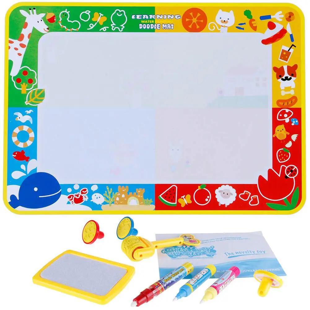 HobbyLane 70*100cm Magic Water Drawing Mat Water Doodle Painting Rug Carpet +3 Pens+5 Stamps Educational Toy for Kids
HobbyLane 70*100cm Magic Water Drawing Mat Water Doodle Painting Rug Carpet +3 Pens+5 Stamps Educational Toy for Kids