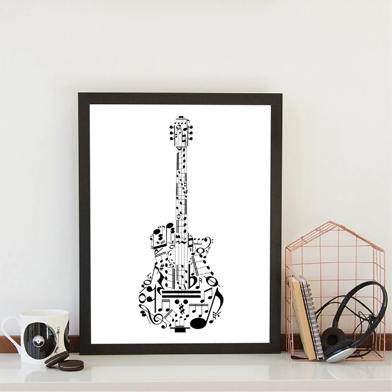 Guitar Poster Music Guitar Prints Home Decor