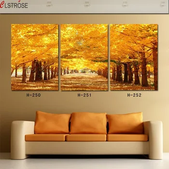 CLSTROSE Beautiful Fall Season Golden Tree Landscape Contemporary Wall Pictures Canvas Painting Gift For Living Room Unframed
CLSTROSE Beautiful Fall Season Golden Tree Landscape Contemporary Wall Pictures Canvas Painting Gift For Living Room Unframed