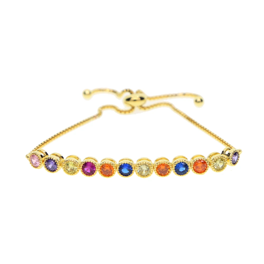 New Trendy 2018 Unique Jewelry Gold Color cz Charm AAA+ colorful CZ Crystal Female adjust Bracelets Bangles For Women wedding
New Trendy 2018 Unique Jewelry Gold Color cz Charm AAA+ colorful CZ Crystal Female adjust Bracelets Bangles For Women wedding