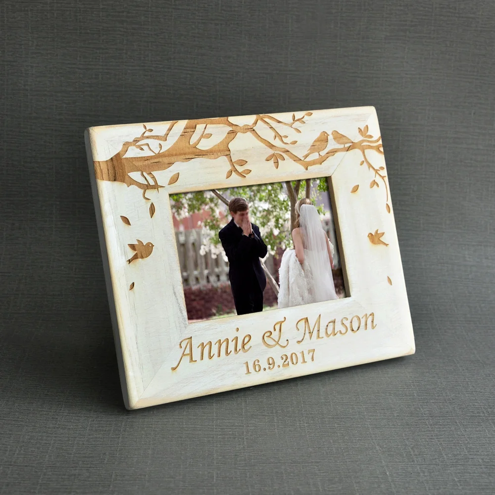 Vintage Wedding Photo frame, Custom Wooden Wedding Couple Pictures Frames, Personalized Rustic Wedding Gift, 5 inch photo
Vintage Wedding Photo frame, Custom Wooden Wedding Couple Pictures Frames, Personalized Rustic Wedding Gift, 5 inch photo