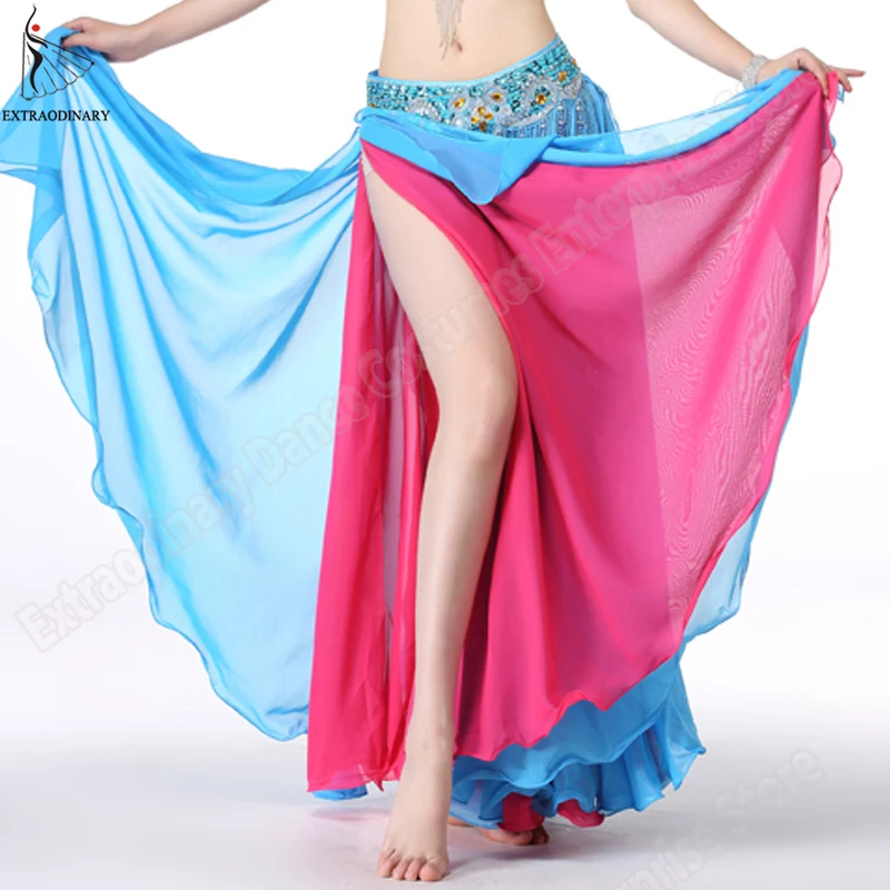 Belly Dance Skirt Costumes Stage Performance Long Skirts Double Color Women Oriental Bellydance Skirt (Not With The Belt)
Belly Dance Skirt Costumes Stage Performance Long Skirts Double Color Women Oriental Bellydance Skirt (Not With The Belt)