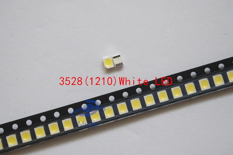 Светодиодный SMD белый Чип PLCC2 PLCC4 500 шт. сверхъяркое поверхностное крепление 20 мА 3
