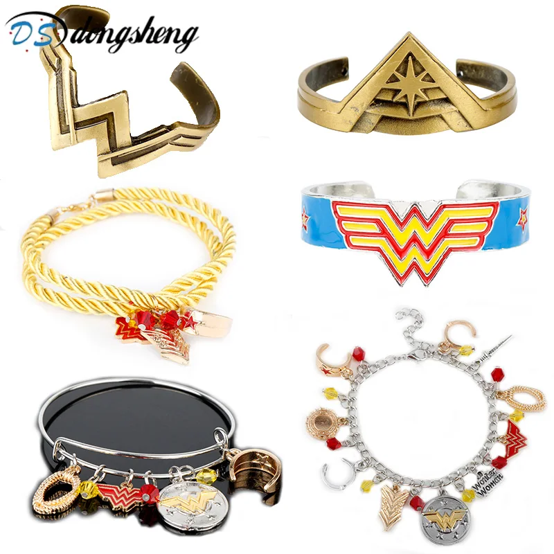 dongsheng Fantasy Universe Wonder Woman Charm Bracelet Superhero W Logo Charm Crown Shield Pentagram A Bracelets&Bangle -25
dongsheng Fantasy Universe Wonder Woman Charm Bracelet Superhero W Logo Charm Crown Shield Pentagram A Bracelets&Bangle -25