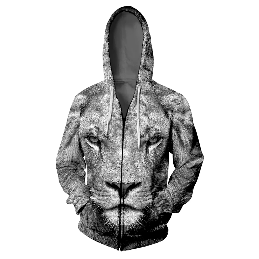 Lion Zipper Hoodie Hip Hop Hooded Personalise Ferocious Lion 3D Zipper Sweatshirt Harajuku Animal High Street Zipper Sweatshirts
Lion Zipper Hoodie Hip Hop Hooded Personalise Ferocious Lion 3D Zipper Sweatshirt Harajuku Animal High Street Zipper Sweatshirts