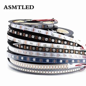 DC5V WS2812B LED Pixel Strip RGB 5050 Full color 30/60/144 WS2812 Pixel IC Ditigal individually Addressable Programmable tape
DC5V WS2812B LED Pixel Strip RGB 5050 Full color 30/60/144 WS2812 Pixel IC Ditigal individually Addressable Programmable tape