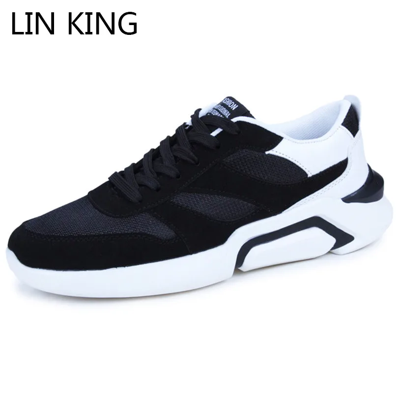 LIN KING Fashion Lace Up Men Casual Shoes Thick Sole Shallow Single Shoes Comfortable Anti Skid Outdoor Tenis Sneakers For Man
LIN KING Fashion Lace Up Men Casual Shoes Thick Sole Shallow Single Shoes Comfortable Anti Skid Outdoor Tenis Sneakers For Man