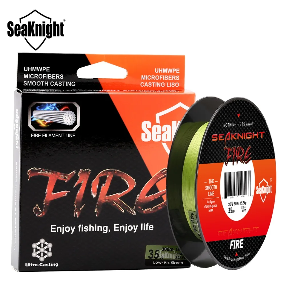SeaKnight FIRE Fishing Line 150M 300M Ultra-Casting PE Fire Filament Line Saltwater Floating Fishing Line 6-40LB
SeaKnight FIRE Fishing Line 150M 300M Ultra-Casting PE Fire Filament Line Saltwater Floating Fishing Line 6-40LB