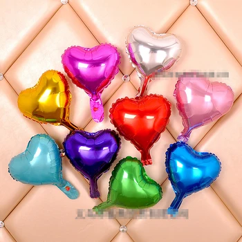 100pcs/lot Aluminum Folil Balloons Heart Shape Solid Color 5 10 18 inch 4g Balls For Wedding Party Decorations
100pcs/lot Aluminum Folil Balloons Heart Shape Solid Color 5 10 18 inch 4g Balls For Wedding Party Decorations