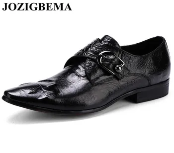 Men's Pointed Leather Shoes Crocodile Tattoo British Dress Shoes Genuine Leather Business Casual Shoes Men's Wedding Shoes
Men's Pointed Leather Shoes Crocodile Tattoo British Dress Shoes Genuine Leather Business Casual Shoes Men's Wedding Shoes