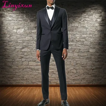 Linyixun Shawl Lapel Slim Fit Groom Tuxedos Black Men Suits Latest Coat Pant Designs Men Wedding Suits Men Prom Tuxedo
Linyixun Shawl Lapel Slim Fit Groom Tuxedos Black Men Suits Latest Coat Pant Designs Men Wedding Suits Men Prom Tuxedo