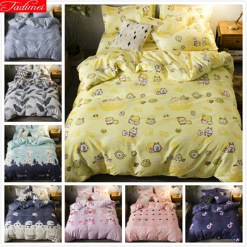 3/4 pcs Bedding Set Duvet Cover Sheet Pillowcase Bed Linens Adult Kids Single Full Queen King Size Quilt Comforter Case Bedlinen
3/4 pcs Bedding Set Duvet Cover Sheet Pillowcase Bed Linens Adult Kids Single Full Queen King Size Quilt Comforter Case Bedlinen