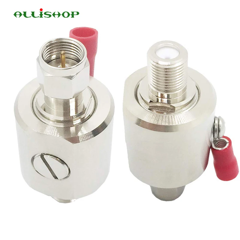 1 pcs Lightning Arrestor F Male to F Female DC-3GHz 75 ohm Cellular 2G 3G 4G LTE CATV Satellite with 90V Gas Tube Surge Arrester
1 pcs Lightning Arrestor F Male to F Female DC-3GHz 75 ohm Cellular 2G 3G 4G LTE CATV Satellite with 90V Gas Tube Surge Arrester
