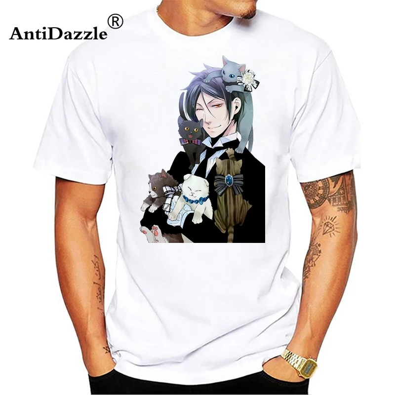 Anime Black Butler T Shirt men Short Sleeve Cartoon Sebastian Michaelis T-Shirt Cosplay Costume Clothing Free Shipping XD-024
Anime Black Butler T Shirt men Short Sleeve Cartoon Sebastian Michaelis T-Shirt Cosplay Costume Clothing Free Shipping XD-024