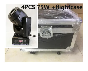 4 pz/lotto con flight case 1 m cavo Dmx 75 W Testa Mobile 3 Faccia PrisS pentola Fase di Illuminazione
4 pz/lotto con flight case 1 m cavo Dmx 75 W Testa Mobile 3 Faccia PrisS pentola Fase di Illuminazione