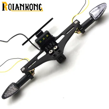 Motorcycle License Plate Frame Holder CNC Bracket with LED White Light For Honda CB250 CB400 VTEC CB400VTEC CB400SF CB600 Hornet
Motorcycle License Plate Frame Holder CNC Bracket with LED White Light For Honda CB250 CB400 VTEC CB400VTEC CB400SF CB600 Hornet