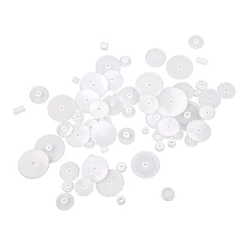 58 styles Plastic Gears Cog Wheels All The Module 0.5 Robot Parts DIY Necessary
58 styles Plastic Gears Cog Wheels All The Module 0.5 Robot Parts DIY Necessary