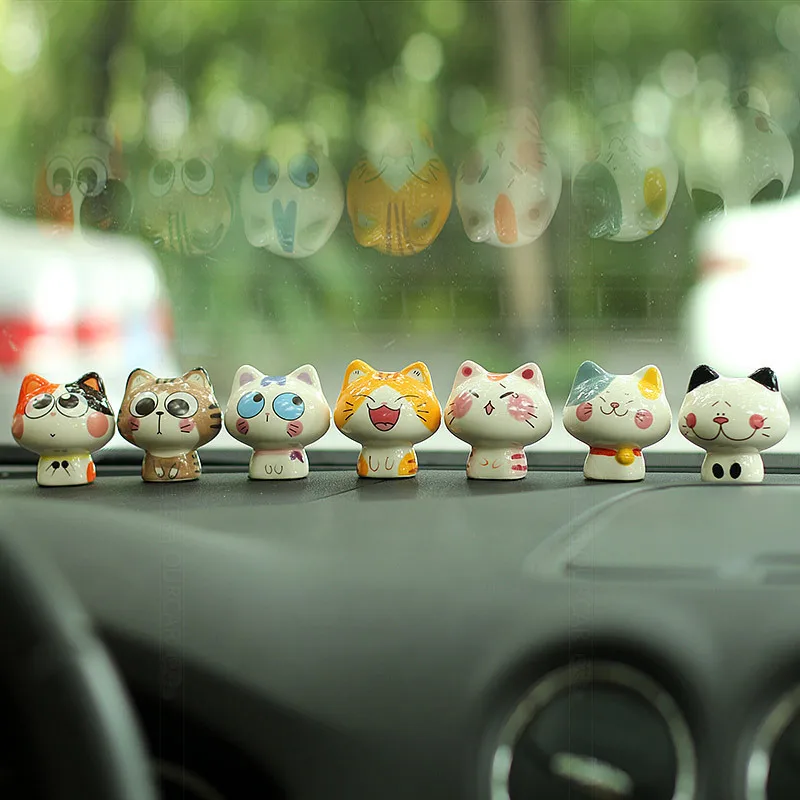 Car Interior Ornament Cute Cartoon Cat Mini Decorations for Car Dashboard Adornment Creative Lovely Ceramics Cats
Car Interior Ornament Cute Cartoon Cat Mini Decorations for Car Dashboard Adornment Creative Lovely Ceramics Cats