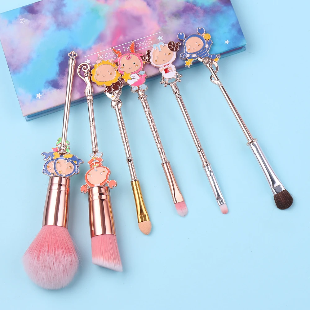 12 Constellations Makeup Brushes Set Eye Shadow Foundation Powder Eyeliner Eyelash Lip Make Up Brush Cosmetic Beauty Tool Kit
12 Constellations Makeup Brushes Set Eye Shadow Foundation Powder Eyeliner Eyelash Lip Make Up Brush Cosmetic Beauty Tool Kit