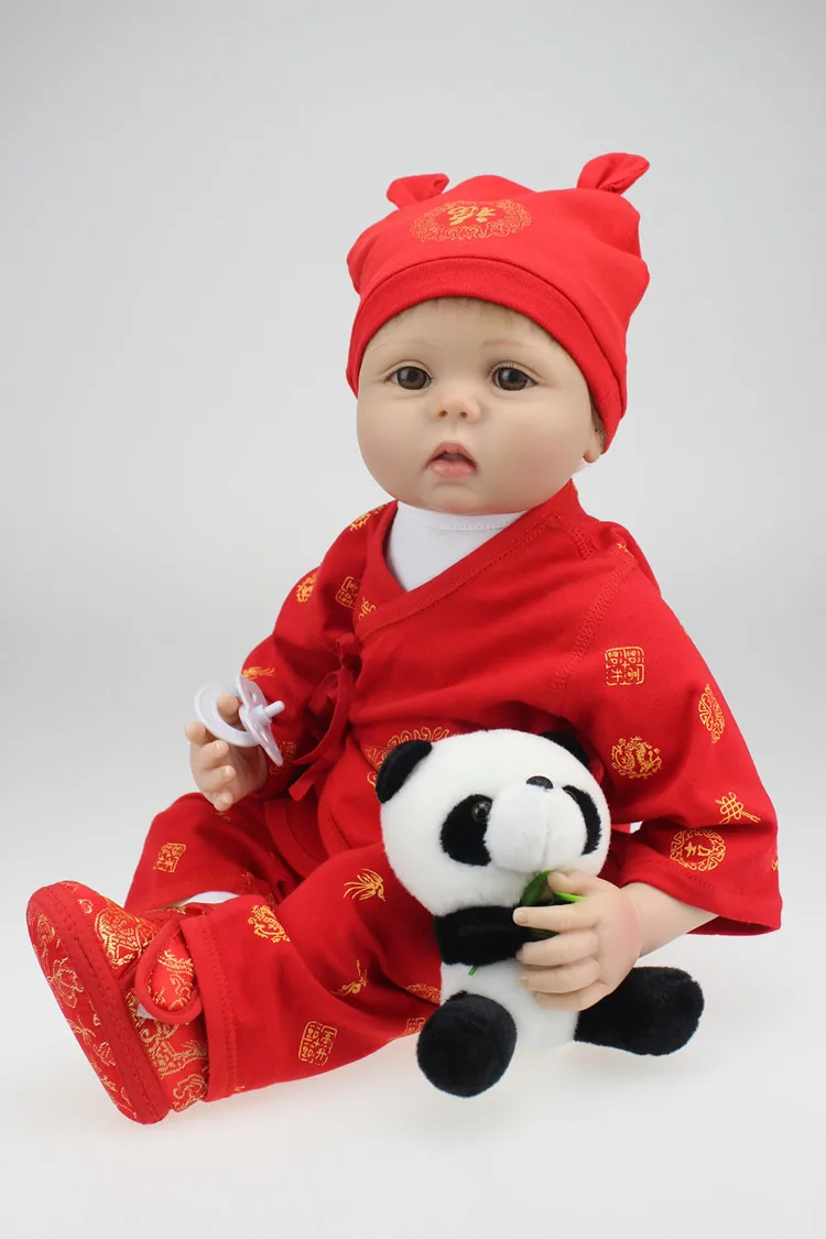 DollMai 22'' Silicone Reborn Baby Dolls Toy Realistic Lifelike Girl bebe Bonecas Newborn Doll super real looking soft Touch
DollMai 22'' Silicone Reborn Baby Dolls Toy Realistic Lifelike Girl bebe Bonecas Newborn Doll super real looking soft Touch
