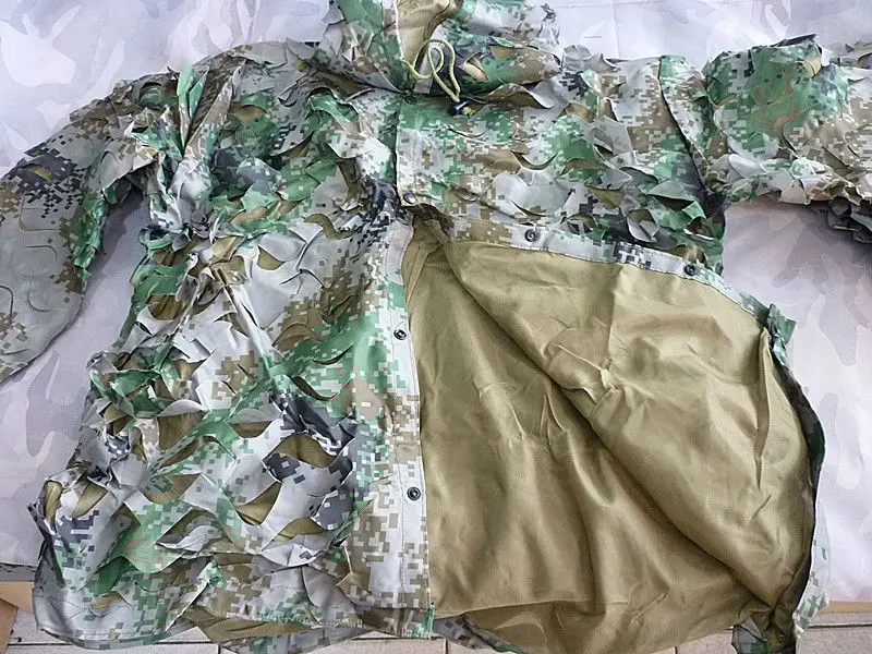Breathable Woodland Digital Ghillie Suits Camouflage Net Clothes for Outdoor Sports Training Bow Hunting
Breathable Woodland Digital Ghillie Suits Camouflage Net Clothes for Outdoor Sports Training Bow Hunting