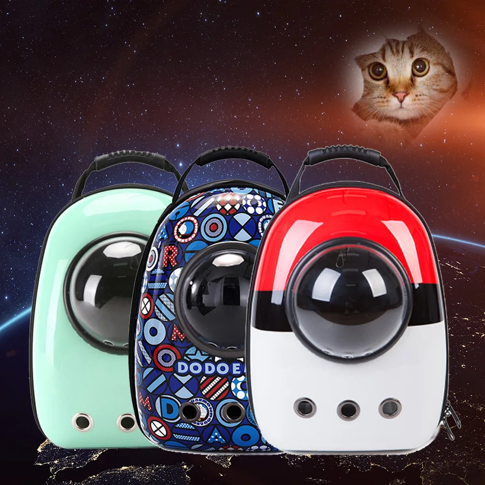 Pokemon Cat Dog Space Capsule Pet Backpack Window for Kitty Puppy Small Carrier transport Outdoor Travel Bag | Дом и сад