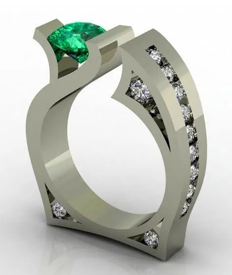 2019 New Fashion Male Female Green Stone Ring Luxury Silver Color Wedding Rings Promise Engagement Rings For Men And Women
2019 New Fashion Male Female Green Stone Ring Luxury Silver Color Wedding Rings Promise Engagement Rings For Men And Women